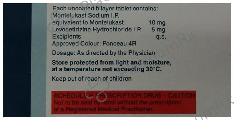 Infinair 10/5mg Tablet 10s
