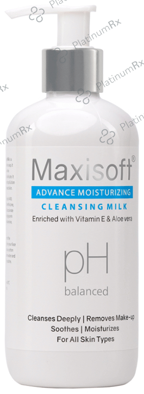 Maxisoft PH Balanced Advance Moisturizing Cleansing Milk (300ml Each) 1 Bottle