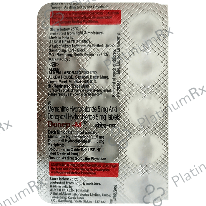 Donep M 5/5mg Tablet 15s
