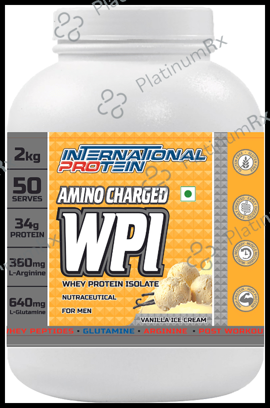International Protein Amino Charged WPI Powder Vanilla Icecream