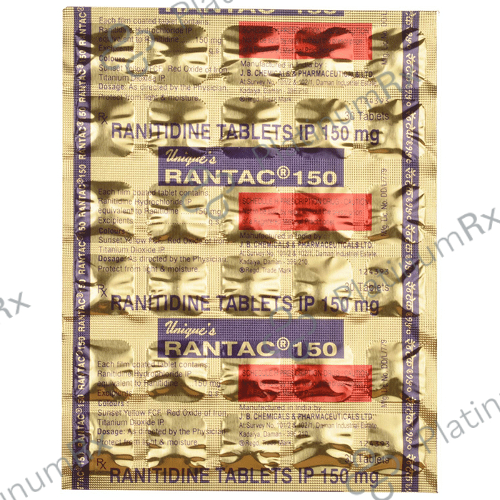 Rantac 150mg Tablet 30s