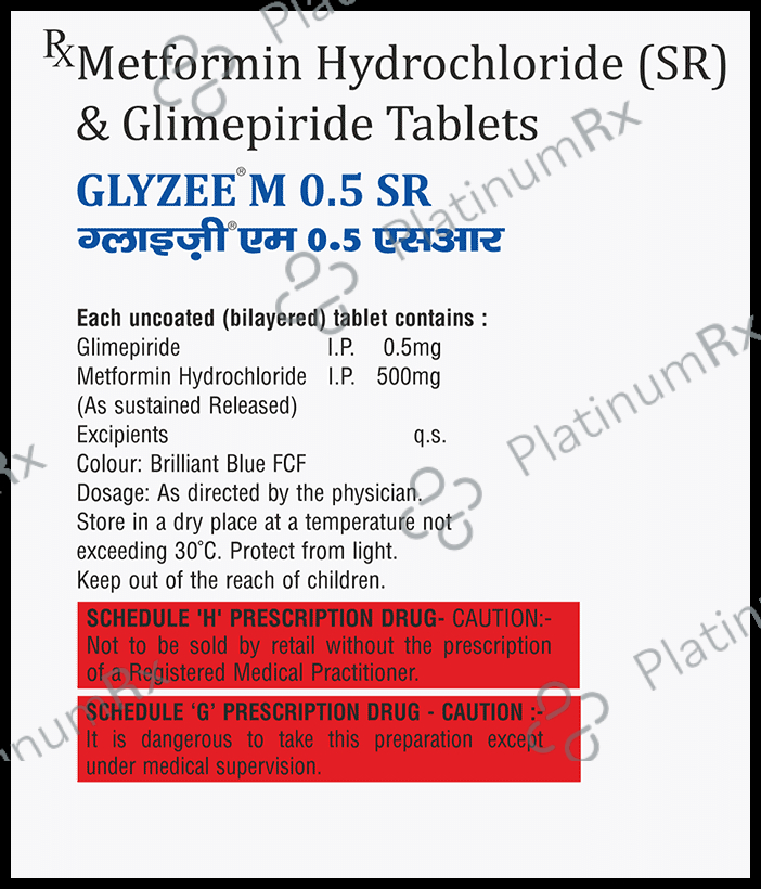 Glyzee M 0.5 SR Tablet