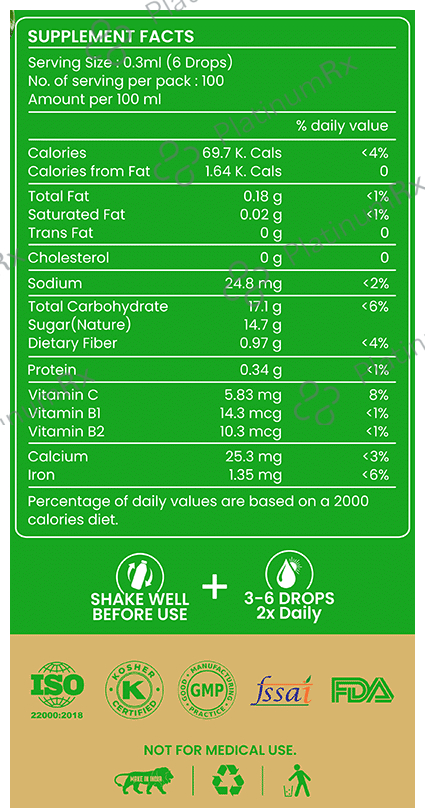 The Dave's Noni Heart Support Drops (30ml Each) 1 Bottle