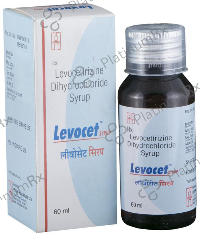Levocet 2.5mg Syrup 60ml