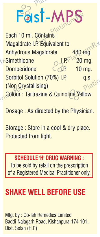 Fast-Mps Oral Suspension Elaichi