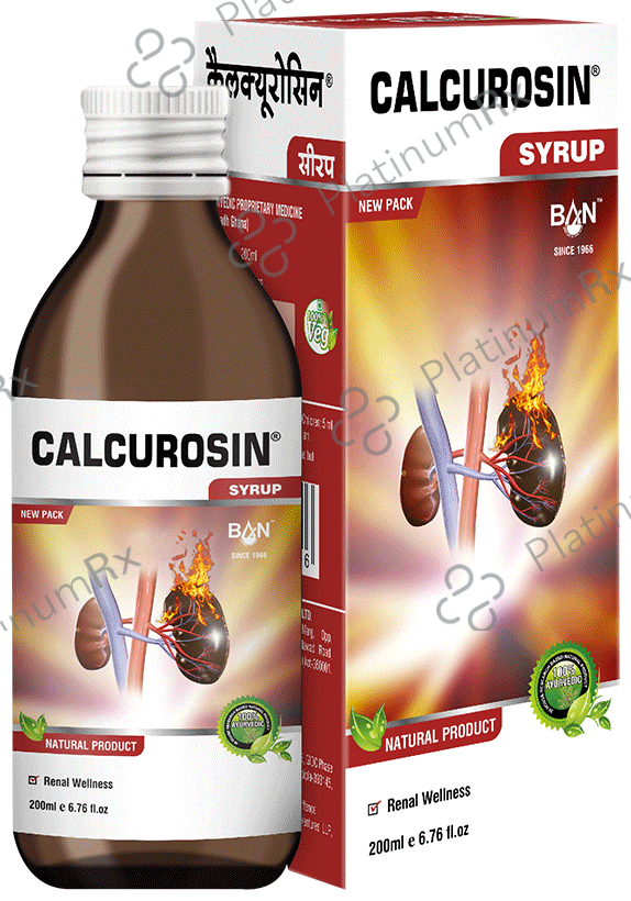 Calcurosin Syrup - Cleanses Kidney & Urinary Bladder - Syrup 200 ml