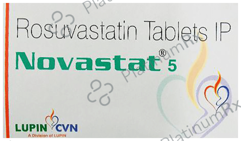 Novastat 5mg Tablet 15s