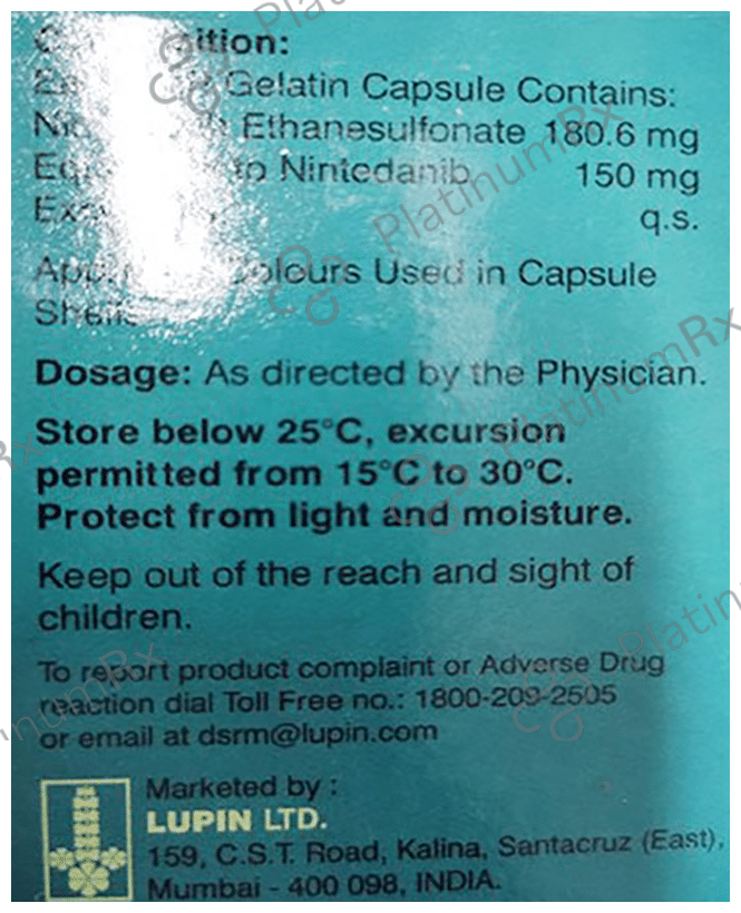 Idofnib 150 Soft Gelatin Capsule