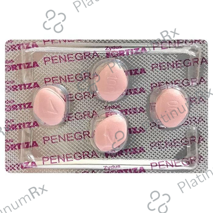Penegra 100mg Tablet 4s