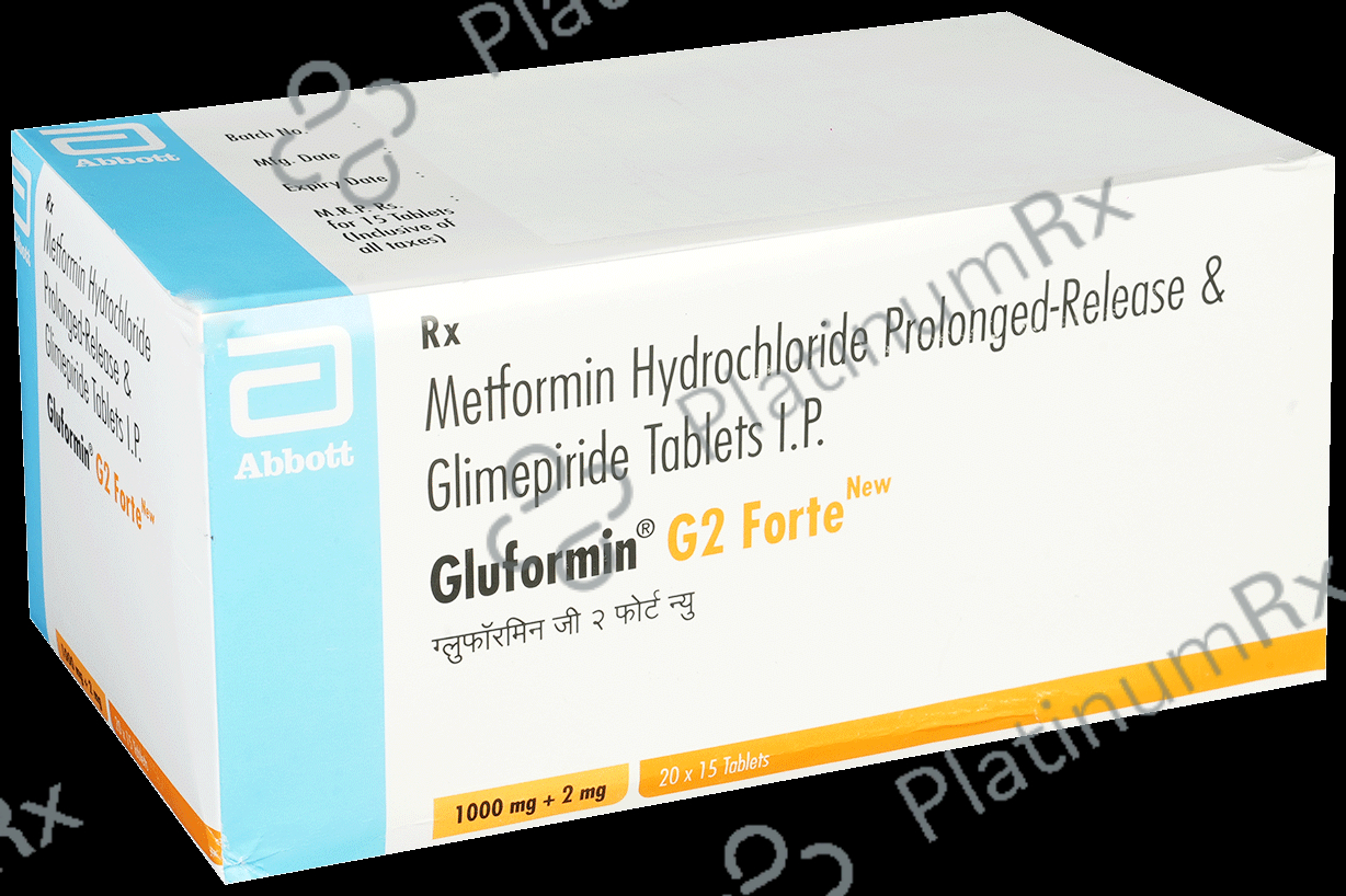 Gluformin G2 Forte New 2/1000mg Tablet PR 15s
