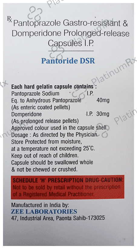 Pantoride-DSR Capsule 15 Capsule PR