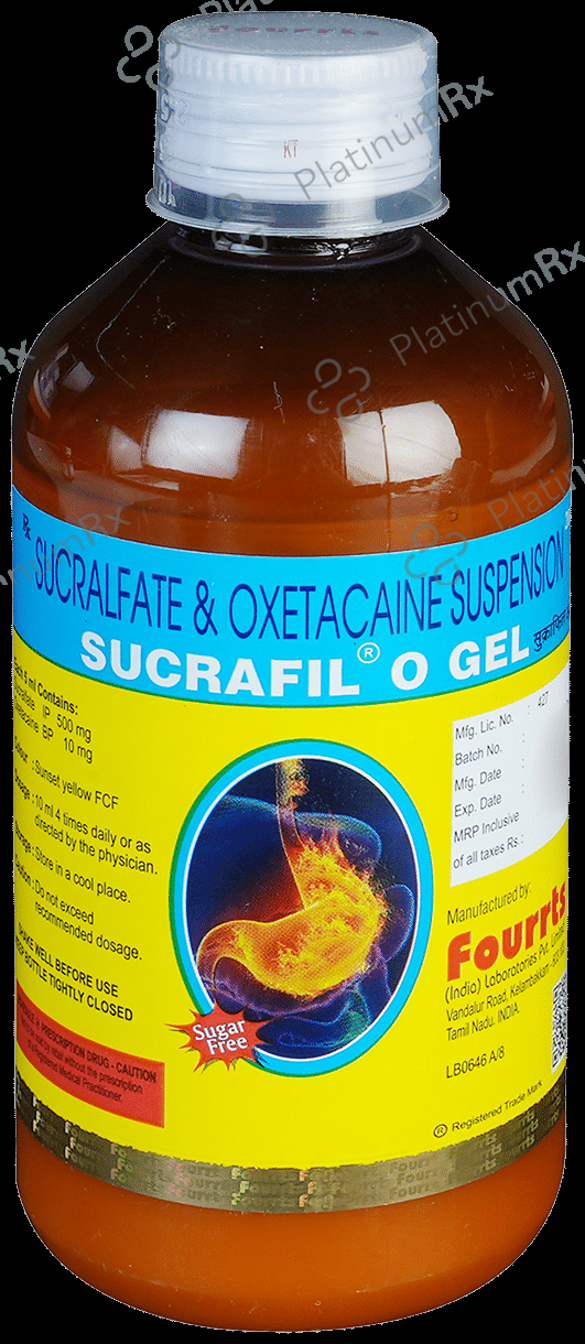 Sucrafil O Gel 10/500mg Suspension 200ml