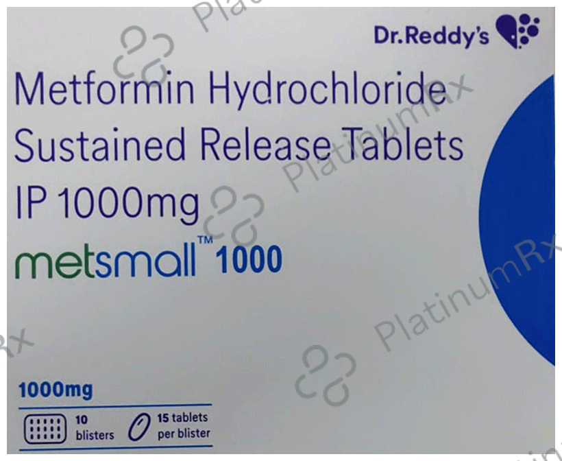 Metsmall SR 1000mg Tablet 15s