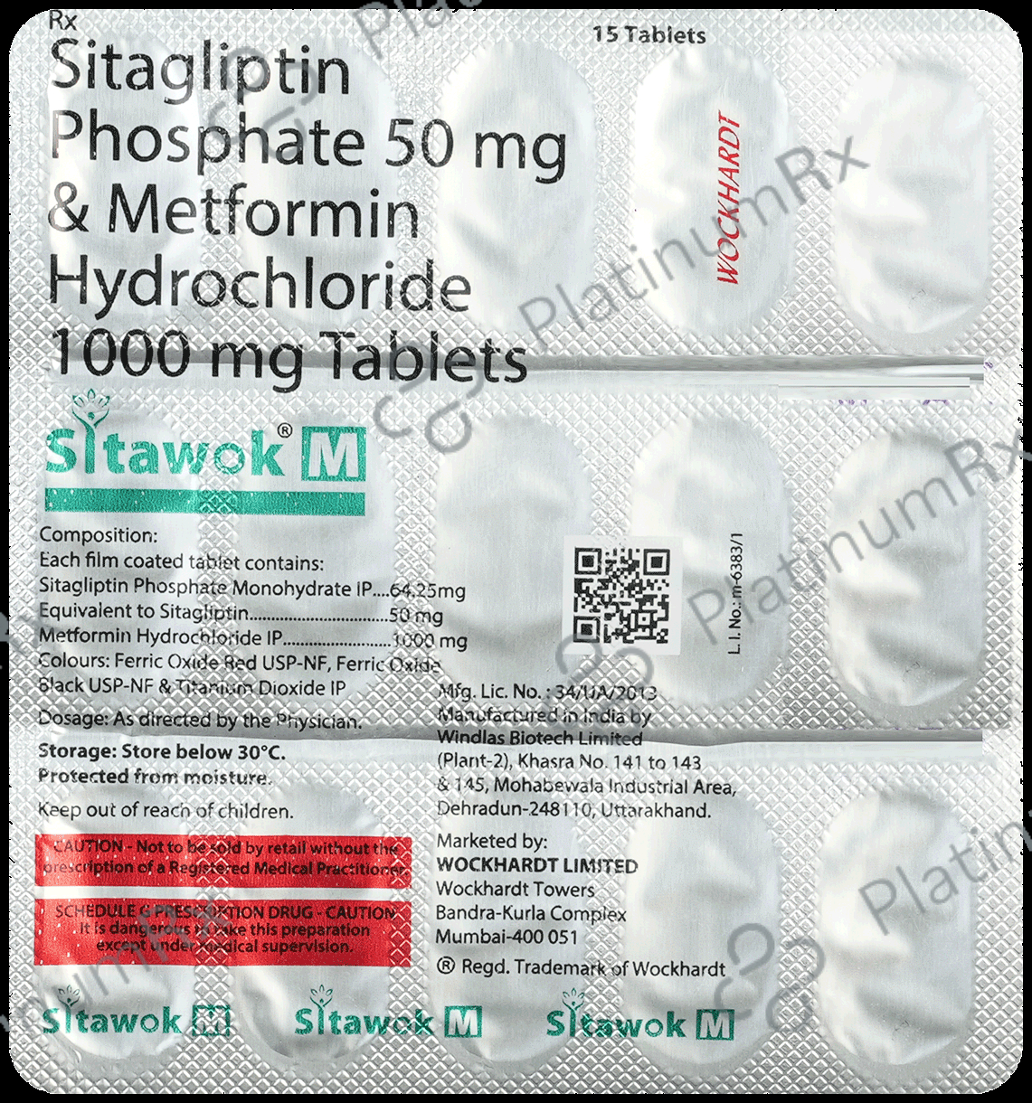Sitawok M 1000 Tablet