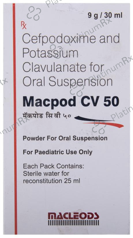Macpod CV 50 Powder for Oral Suspension