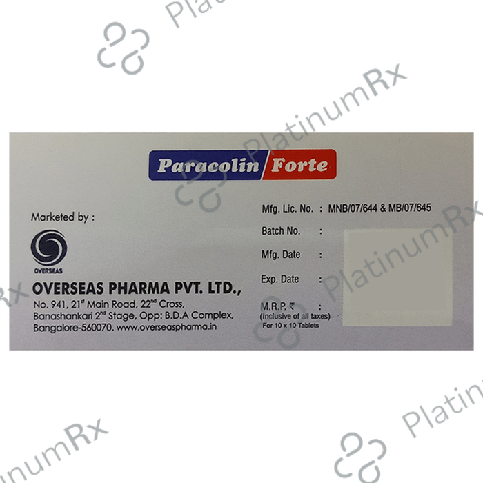 Paracolin Forte Tablet