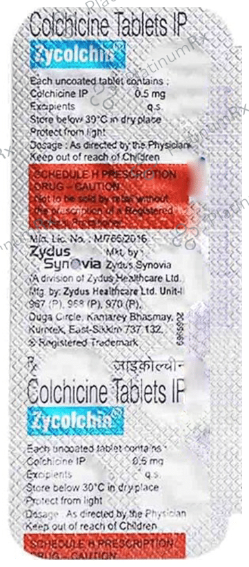 Zycolchin 0.5mg Tablet 10s