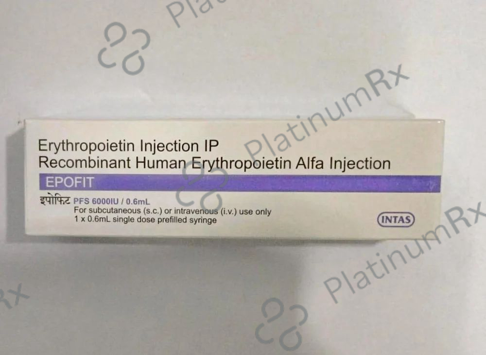 Epofit 6000IU Injection 0.6 ml