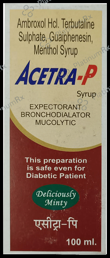 Acetra-P Syrup Deliciously Minty