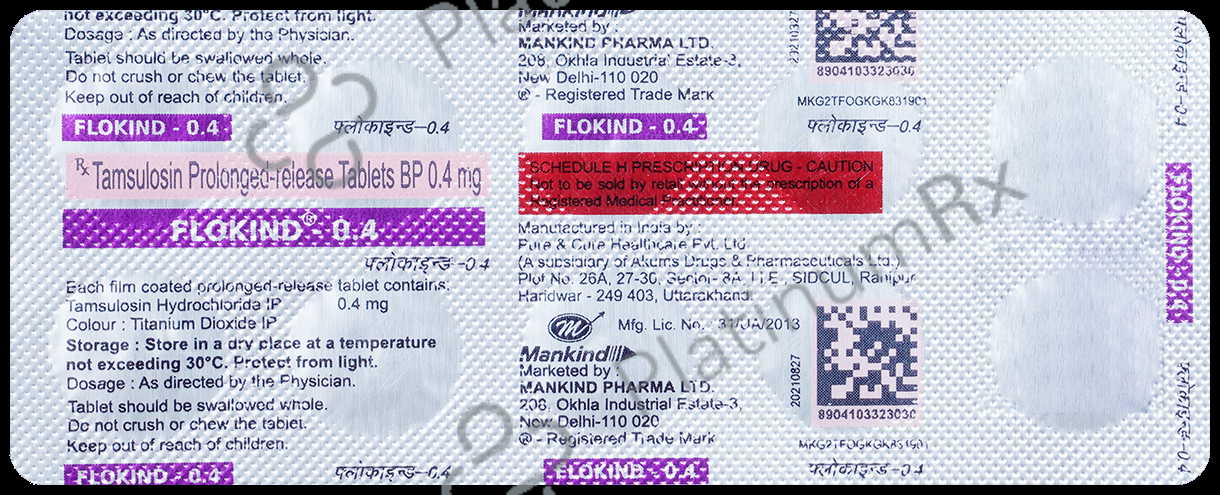 Flokind 0.4mg Tablet PR 10s