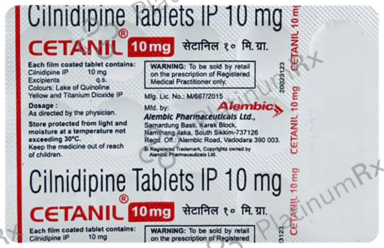 Cetanil 10mg Tablet 15s