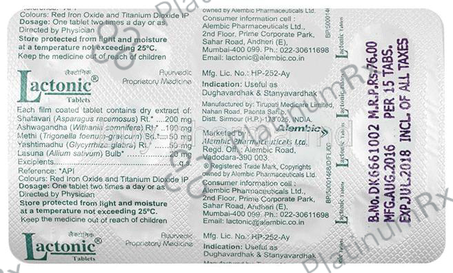 Lactonic Tablet