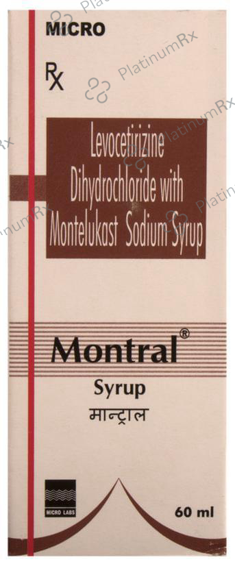 Montral 2.5/4mg Syrup 60ml