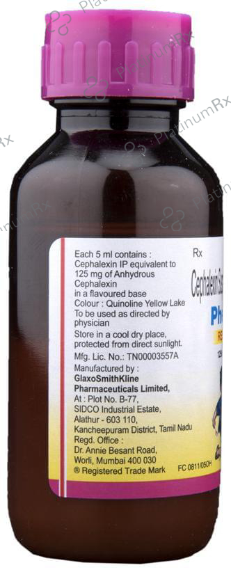 Phexin Redisyp Pineapple 125mg Suspension 60ml