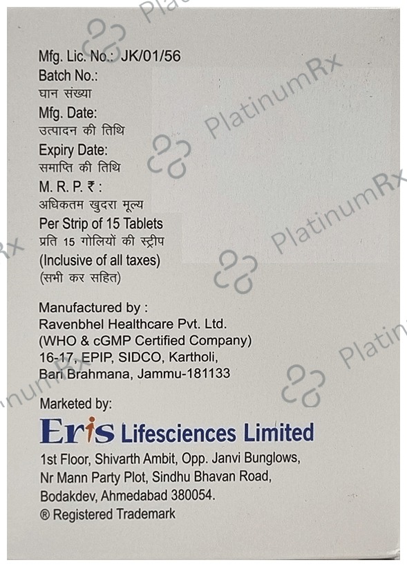 Glura M XR 500mg Tablet 15s