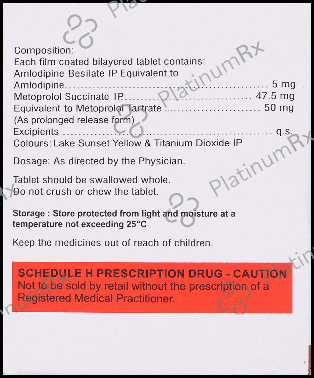 Protol AM 5/50mg Tablet PR 10s