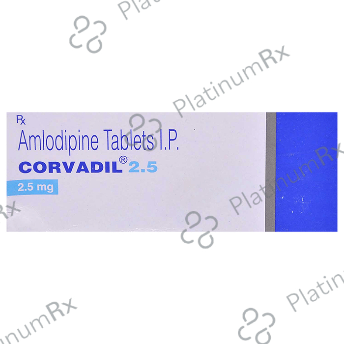 Corvadil 2.5mg Tablet 10s