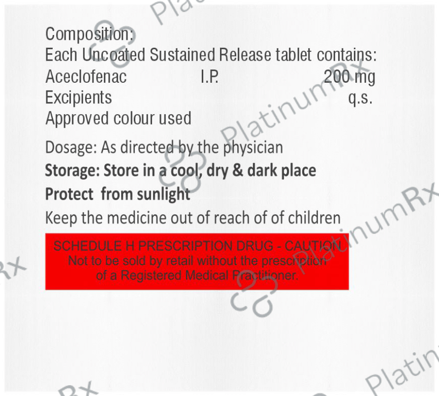 Acevil 200 Tablet SR