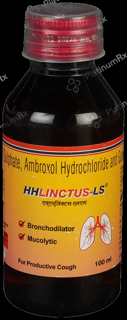 HH Linctus LS 15/50/1mg Expectorant 100ml