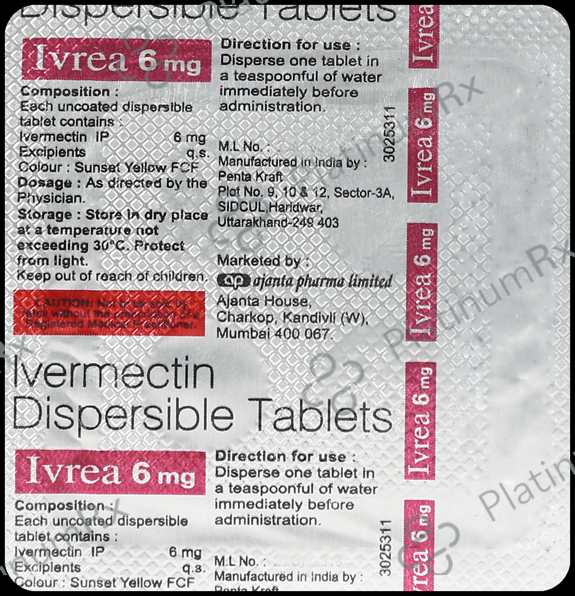 Ivrea 6mg Tablet