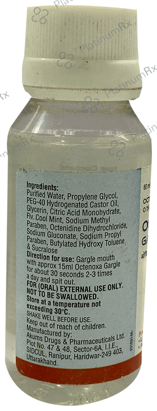 Octenoxa 0.1% Gargle Mint 60ml