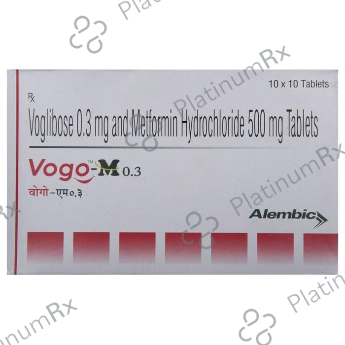 Vogo M 0.3/500mg Tablet 10s