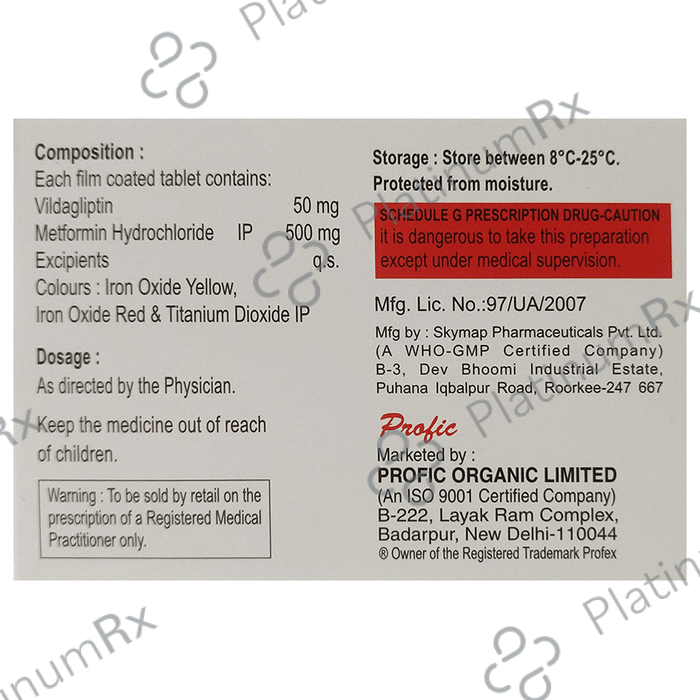 Profex-M 500mg/50mg Tablet