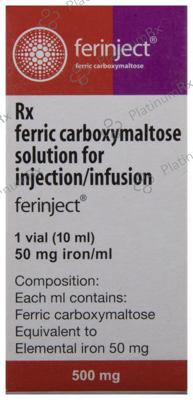 Ferinject 50mg Solution for Injection 10ml