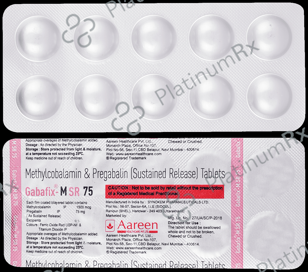 Gabafix-M SR Tablet