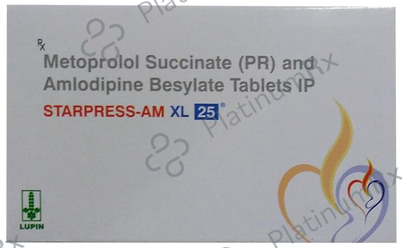 Starpress AM XL 25 5/23.75mg Tablet 10s