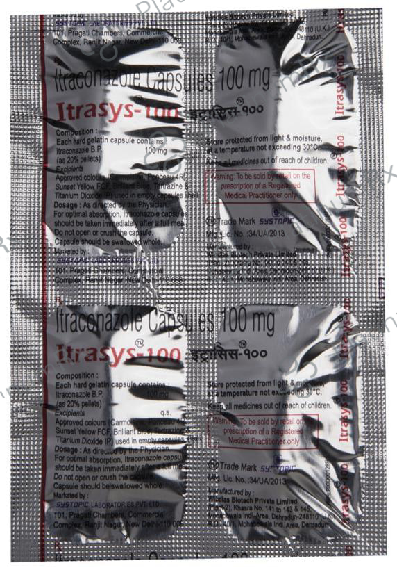 Itrasys 100mg Capsule 4s
