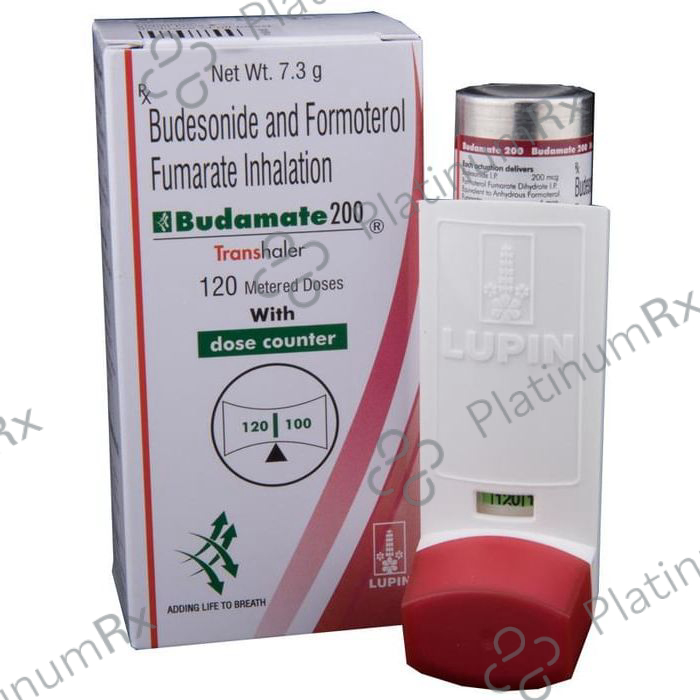 Budamate 6/200mcg Transhaler 120MDI