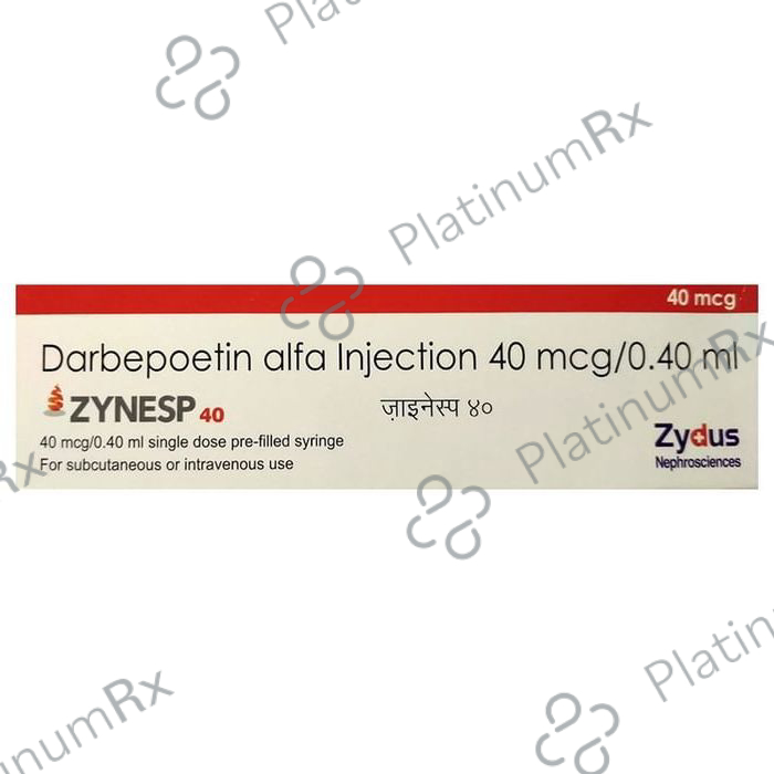 Zynesp 40mcg Injection 1s