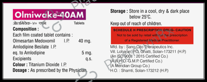 Olmiwake 40AM Tablet