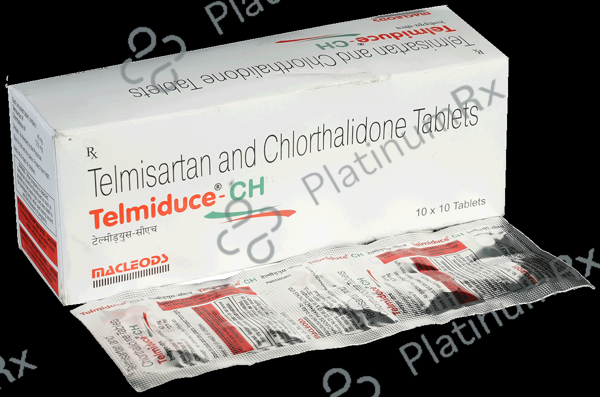 Telmiduce CH 40mg/12.5mg Tablet