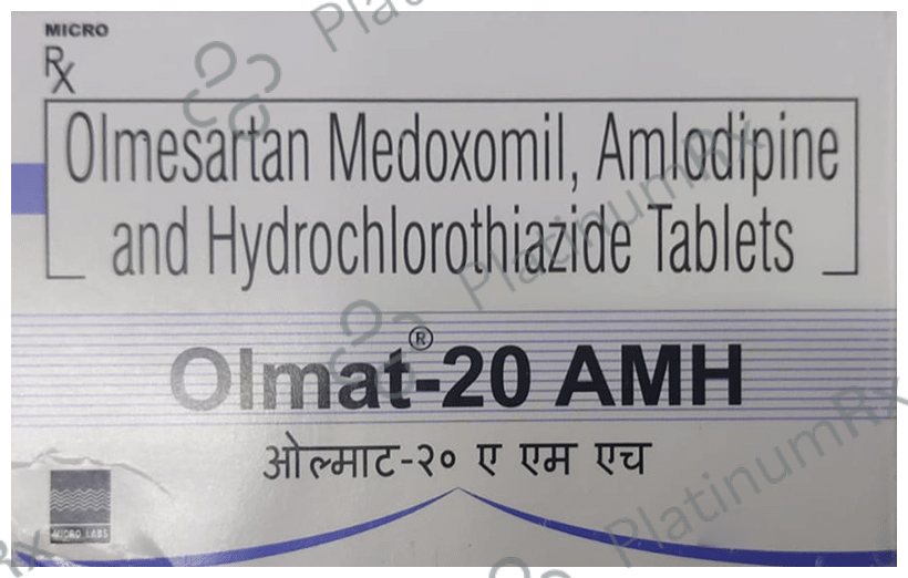 Olmat 20 AMH 20/5/12.5mg Tablet 15s