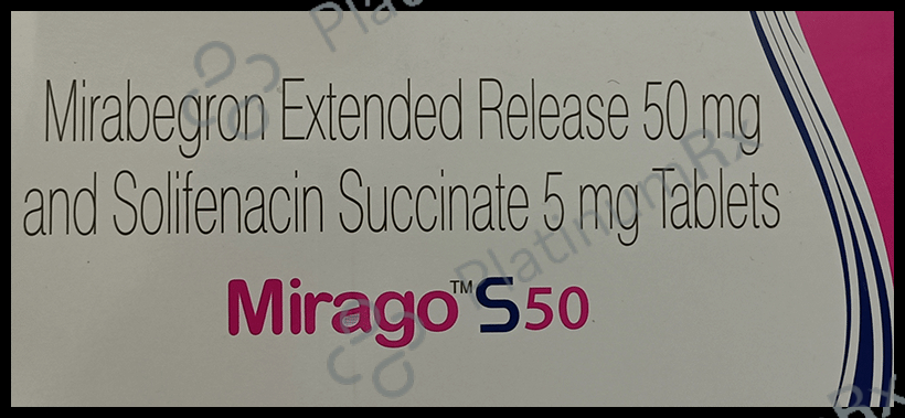 Mirago S 50/5mg Tablet ER 10s