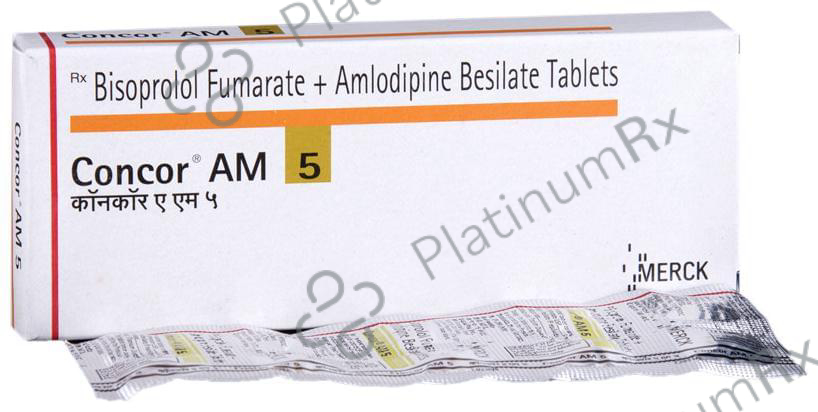 Concor AM 5/5mg Tablet 10s