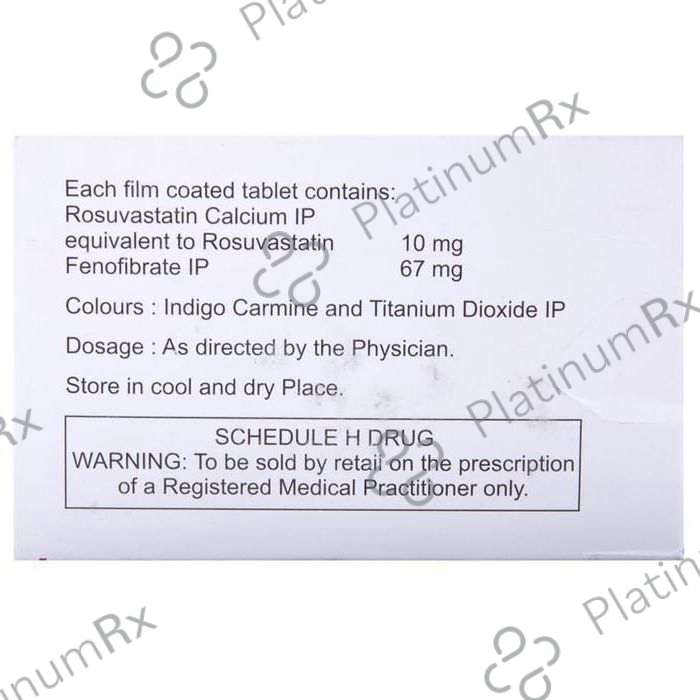 Rozustat F 67/10mg Tablet 10s