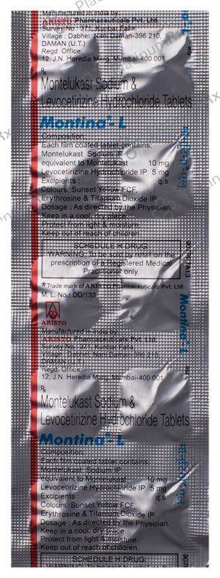 Montina L 5/10mg Tablet 10s